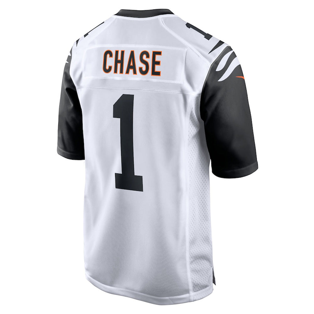 Men's Cincinnati Bengals Ja'Marr Chase Game Jersey - White
